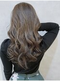 ハッシュカットフルバング似合わせカットレッドブラウン20代30代