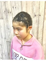 コーンローのヘアーセット