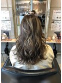 【hhair四条大宮】ハイライトグレージュ