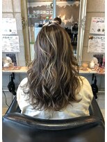 エイチヘア(h hair)&nbsp;【hhair四条大宮】ハイライトグレージュ