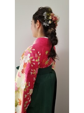 アルムヘアー(alm hair) 袴、ヘアセット