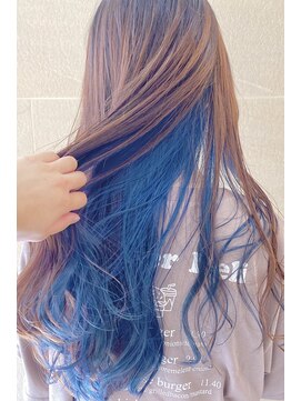 ユーフォリア 新宿通り(Euphoria) 【euphoria】ディープブルー＊おしゃれインナーカラー