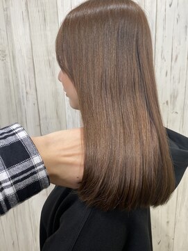 アンダーバーホワイト 南海難波店(_WHITE) ミルクティーベージュ☆髪質改善