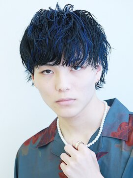 モットコウ 岡山駅前(Mot-Co) ツヤ感タンザナイトブルーウルフ