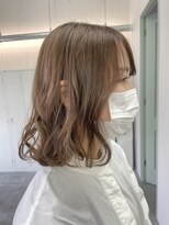 ルートエイチ 市川(Root H) イメチェンチェリーブラウンフェミニンモードダークアッシュ