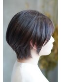 【暗髪】の美フォルムショート/横浜髪質改善