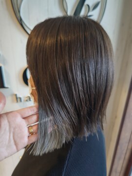 イコウヘアデザイン(icou hair design) インナーカラー☆アッシュグレー