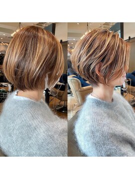 バンプ ギンザ(BUMP GINZA) 30代/40代/50代・絶壁解消×くびれショートボブ【浅野】