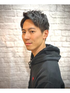 グレイスフルバーバー 赤坂見附店 良いとこ取り!アップバングショート【赤坂】【床屋】【メンズ】