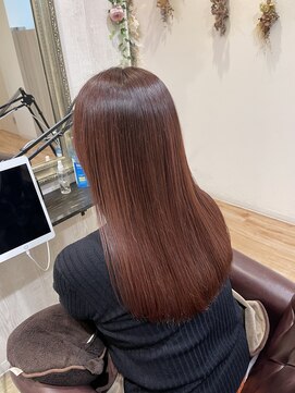 ルヴェール(Le Vert) 白髪染めで作るピンクカラー