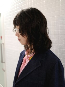 ヨー(Yoh-) 【大人ウルフパーマ/阿部達哉】ナチュラルレイヤー/ウルフパーマ