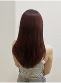 ボルドーピンク/ボルドーカラー/ブリーチなしカラー