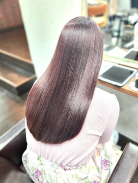 ネウィベルシア 名駅(newi belsia) 【HIROSE】@hirose.belsia ラベンダーピンクリンゴ髪質改善