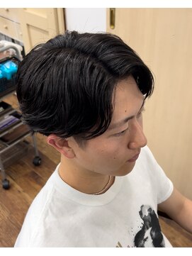 メルシー トータル ブランディング サロン(merci TOTAL BRANDING SALON) ニュアンスパーマ×センターパート