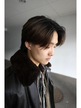 ミューズ バイ ケンジ(MUSE by KENJE) センターパート/ニュアンスパーマ/平塚美容室