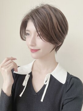 ハピネス クローバー 八木店(Happiness CLOVER) マッシュショート　アッシュカラー　白髪ぼかし　髪質改善　八木