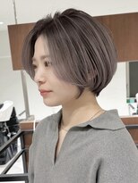 ジルブラン(JIL BLAN) ハイライトバレイヤージュダブルカラーショートカット30代40代