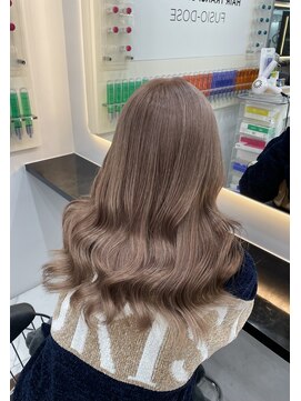 ラピス 渋谷本店(Lapis) ミルクティーカラー/ブリーチカラー