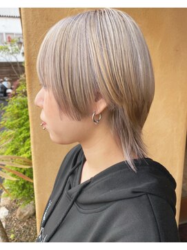 オール 西大寺店(oar) ハイトーン×マッシュウルフ