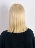 ミディアムくびれヘアボブ美髪韓国ヘア_ba550011