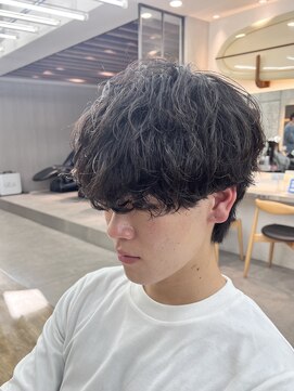 ロンドシエル 横浜(Lond ciel) men's/波巻きツイストスパイラル/フェザーパーマ/サーフカール