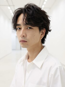 ライズ ネックス ザ サロン 渋谷(LIZE nex the salon) センターパート/メンズカット/短髪【#渋谷駅#髪質改善】