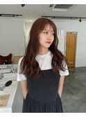 ラベンダーブラウンで柔らかさ