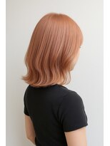 ミー 岡崎(mii)&nbsp;miiピーチオレンジ[岡崎/稲熊/ブリーチ/デザインカラー]