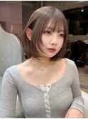 ★ボブレイヤー ハッシュボブ 顔周りレイヤー