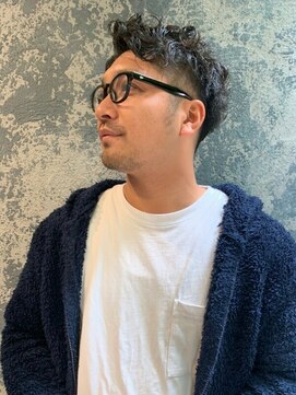 エムスラッシュ たまプラーザ(M.SLASH) ■パーマツーブロックフェード束感カットM.SLASHたまプラーザ50