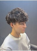 ニュアンスマッシュパーマ