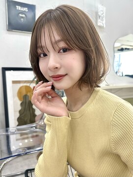 ポーチバイハニー オモテサンドウ(PORCH by HONEY omotesando) くびれボブミルクブラウン3