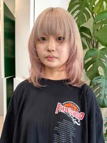 サンクプロジェクト(cinq PROJECT)&nbsp;ブロンド映えするハイトーンデザインカラー×ミディアムレイヤー