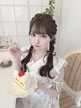 リルミー ミュエナ 大須 矢場町(Lilme myuena) ダークパープル/ナチュラルショート/夏のヘアアレンジ/名古屋
