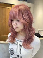 テトラ バイ ネオリーブ 横浜西口店(tetra by neolive)&nbsp;ピンクラベンダー　レイヤーカット　ハイトーン　巻き髪横浜★