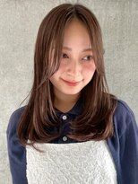 ラフ フロム ガーデン(Laf from GARDEN)&nbsp;くびれミディアム/レイヤー/顔周り/小顔/ベージュ/20代30代