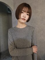 イトシテ ショートボブ×ベージュブラウン 【鎌田 隆雅】