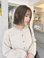 サニー 西中島店(sunny.)&nbsp;ストレートボブ/オリーブカラー