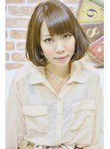 柔らかさを感じさせる自然体のキュートボブ【メイズ東中野】