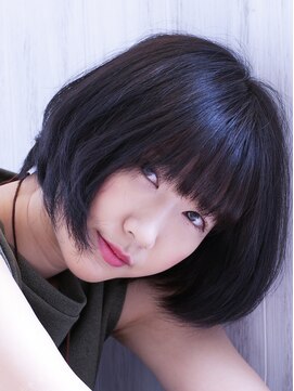 タイム(Time) 大人かわいいミニボブ+大人グレージュ