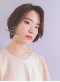 キレイめ大人ショートボブ
