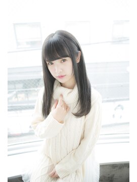 サロンドミルク 原宿(salon de MiLK) 【salon de MiLK 原宿】ワンカール×耳かけイルミナツヤベージュ