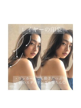 シエナ 渋谷(Siena) siena レイヤースタイル×透け感ブラック