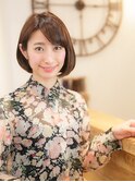 シルエット美人なボブで上品な可愛さを纏って♪