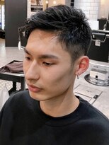 フランクスバーバーリザーブ 人形町店(FRANK’S BARBER RESERVE)&nbsp;サイドパートかき上げサイドグラデーション