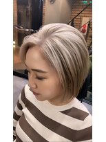 ラフ 難波店(LAFF)&nbsp;#マッシュ #くびれヘア #ビタミンカラー #メルティカラー