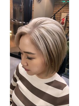 ラフ 難波店(LAFF) #マッシュ #くびれヘア #ビタミンカラー #メルティカラー