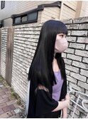 最新式酸性ストレート×ぱつっと黒髪ロング