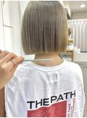 大人可愛い20代30代40代前下がりボブ_切りっぱなし【GRAFF蔵前】