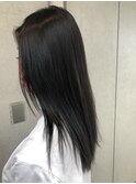 ナチュラルブラック　艶感　シャギー/20代30代40代